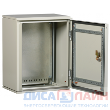 Шкаф металлический с монтажной панелью 395x310x220мм УХЛ3 IP65